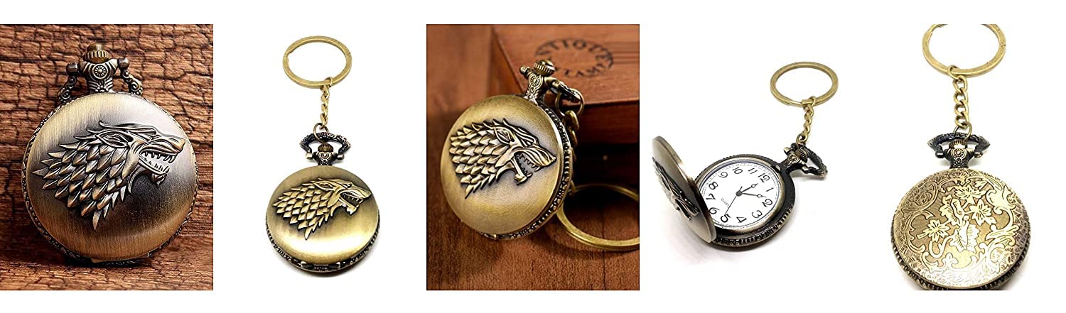 House Stark Game of Thrones Watch Keychain